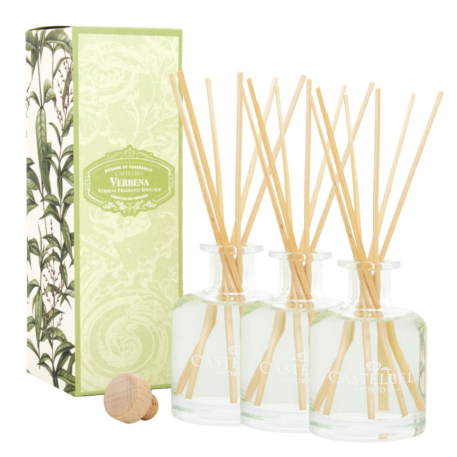 3 VERBANA CASTELBEL FRAGANCE DIFFUSERS 100mL