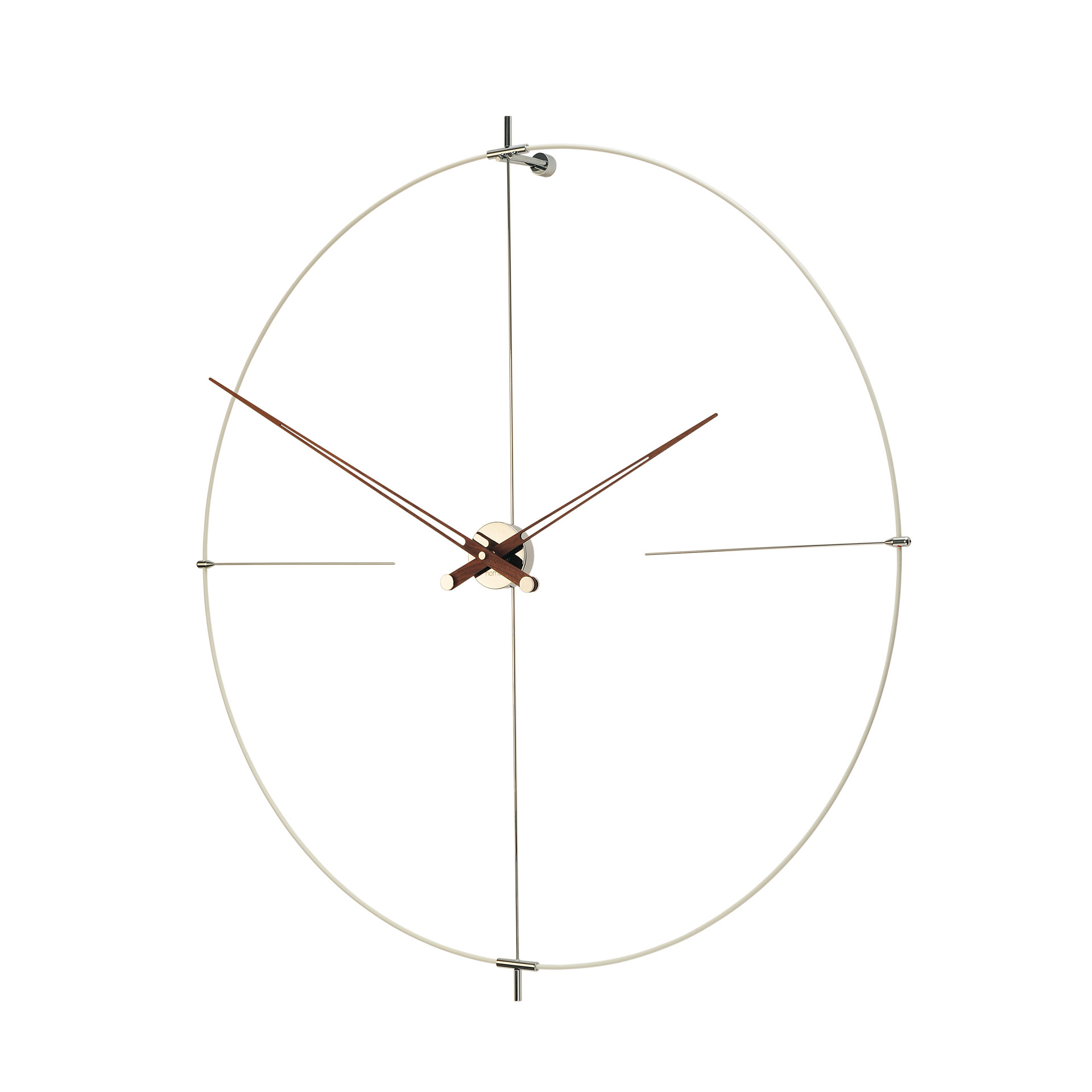 BILBAO WHITE WALL CLOCK