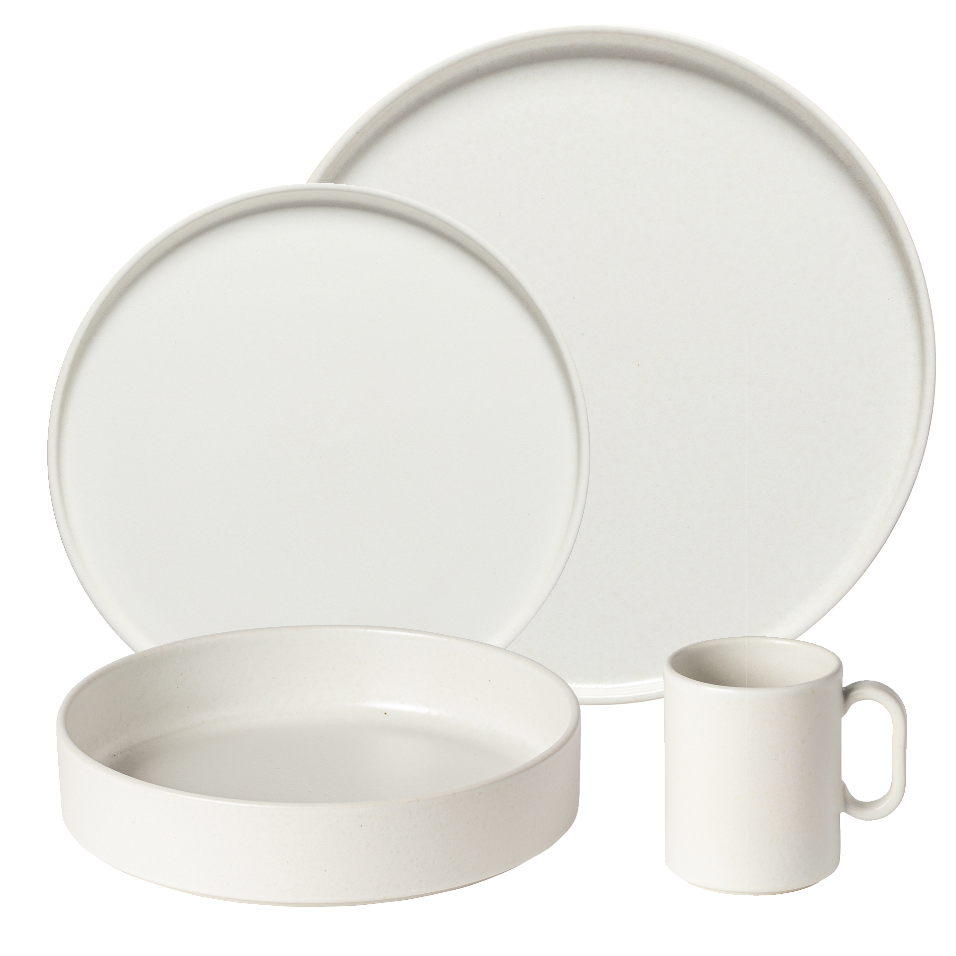 REDONDA WHITE 24 PCS DINNERWARE