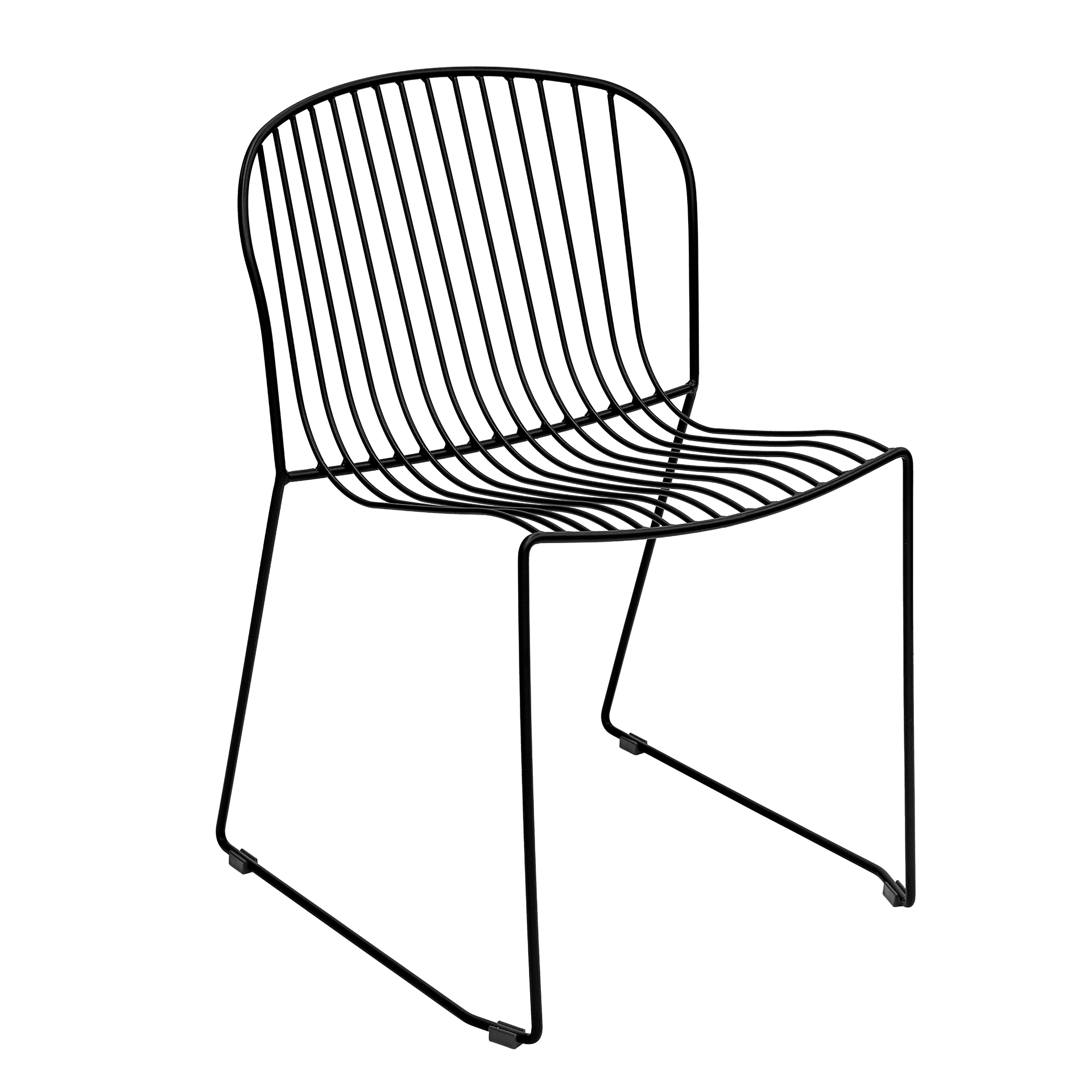 BOLONIA BLACK GARDEN DINING CHAIR