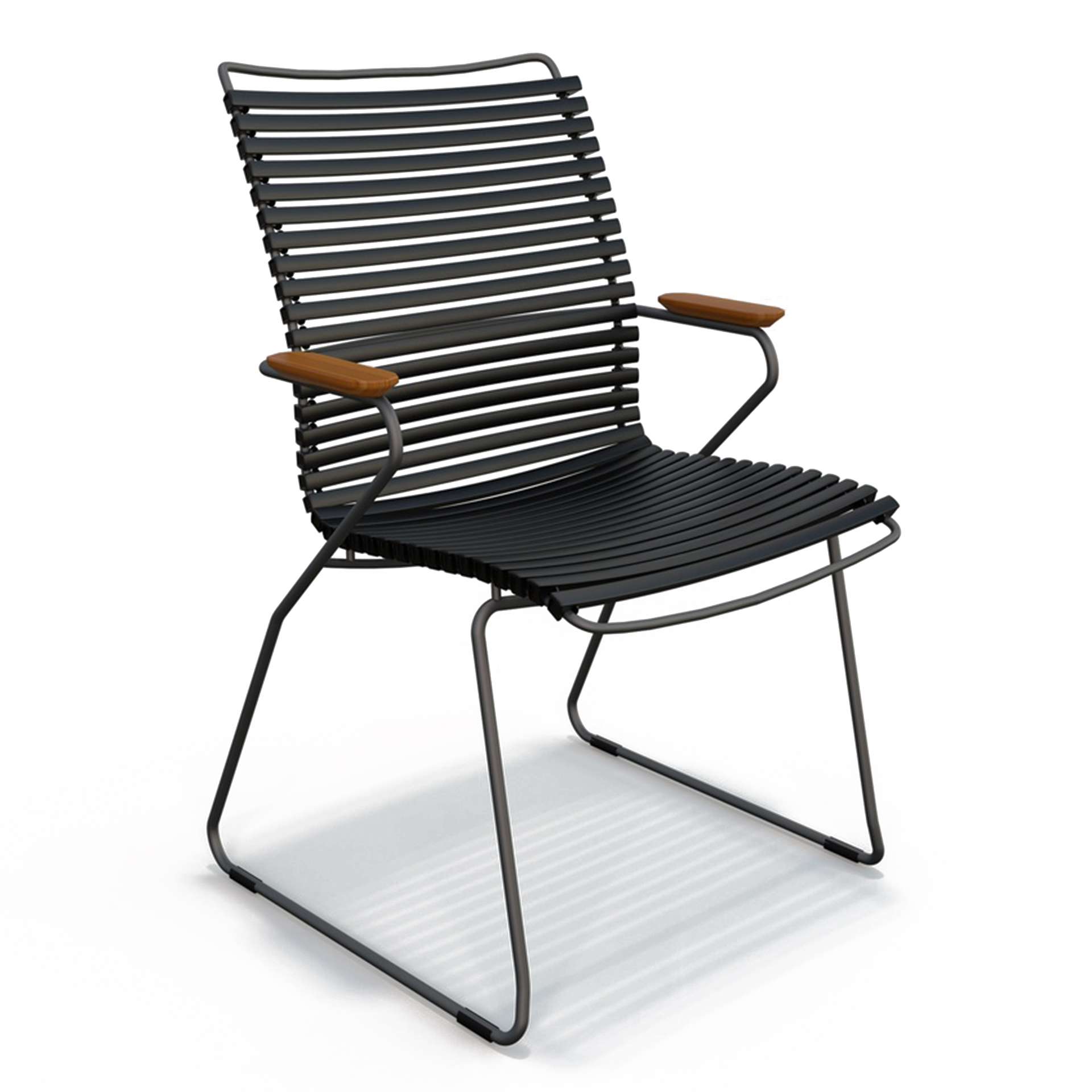 CLICK BLACK GARDEN CHAIR