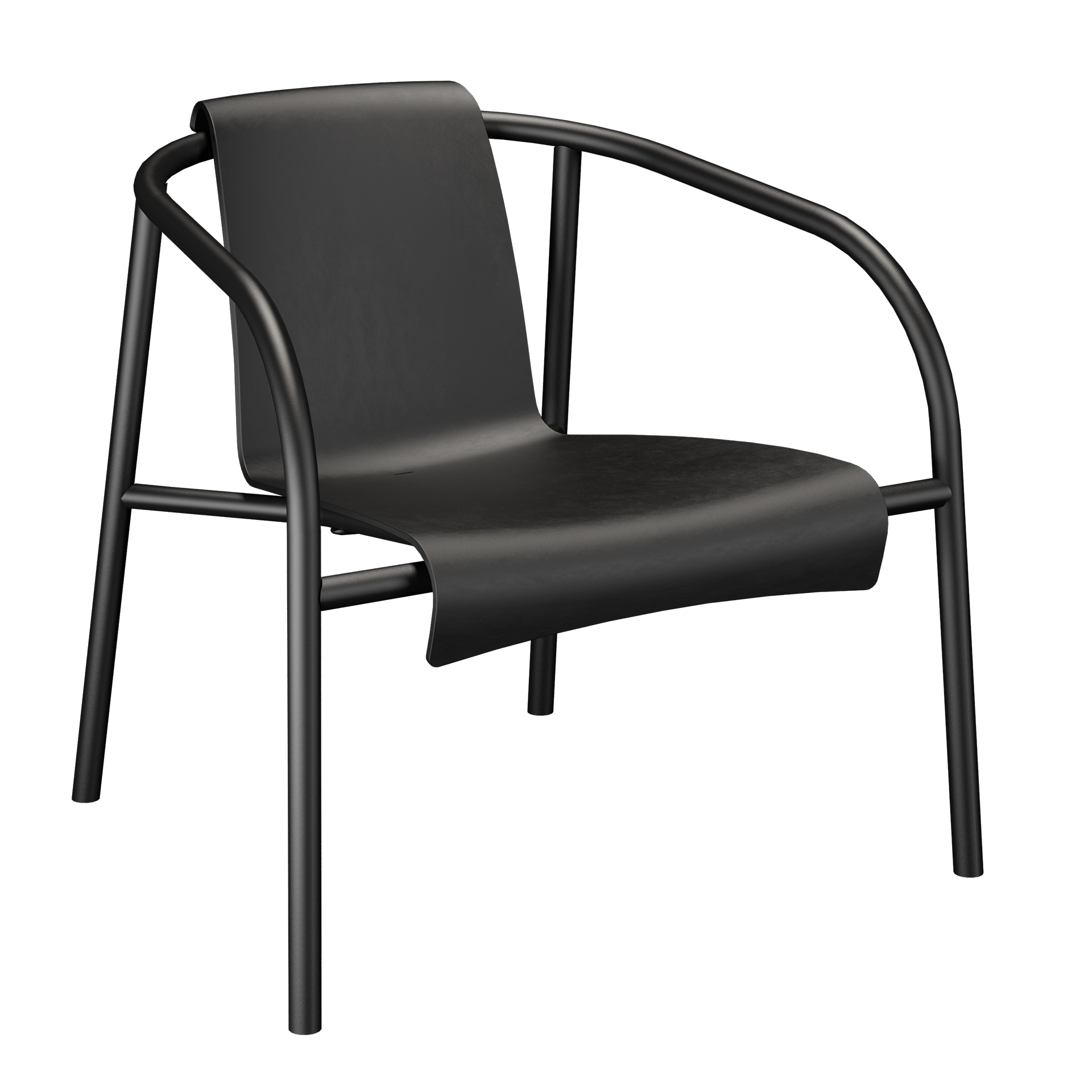 NAMI BLACK GARDEN ARMCHAIR