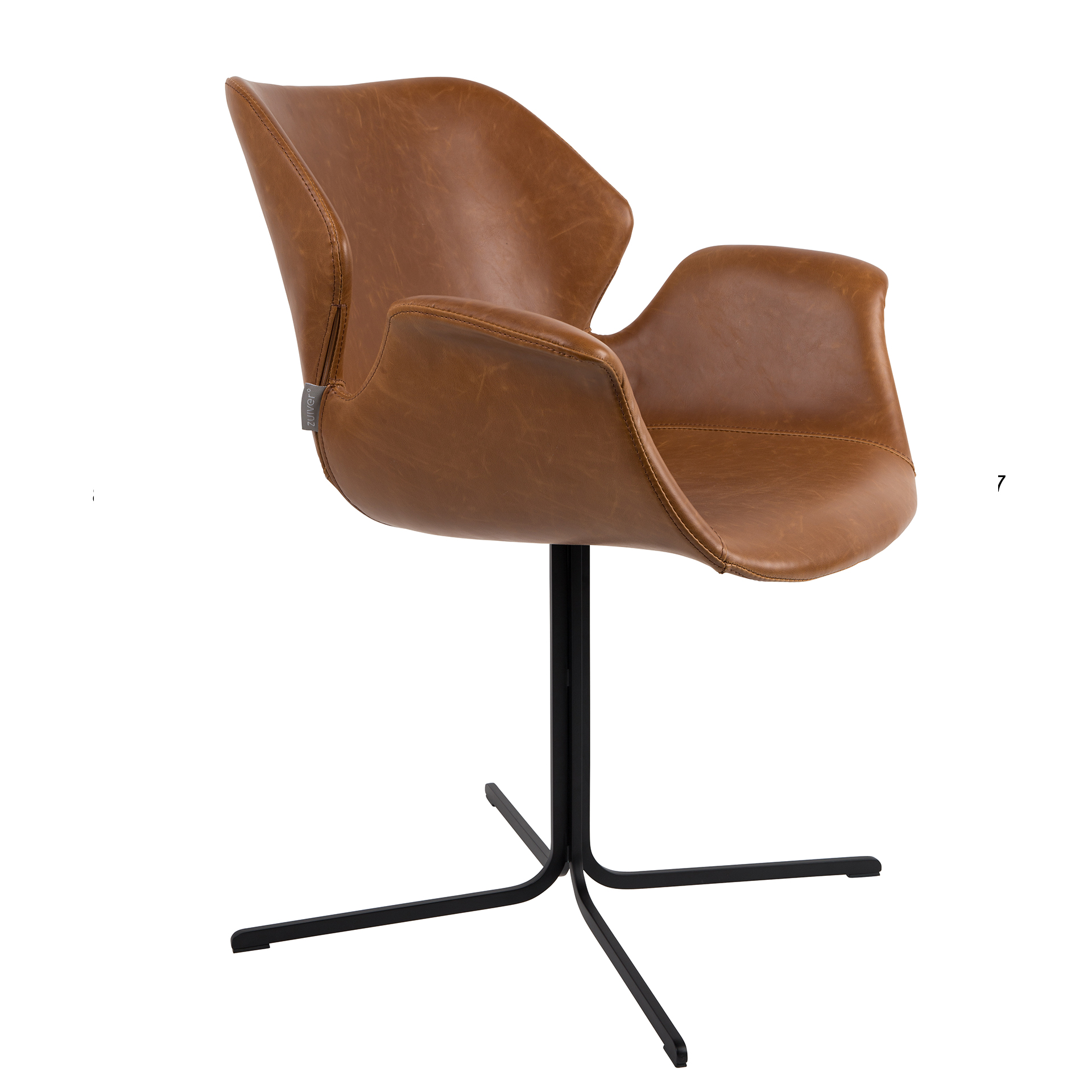 NIKKI ALL BROWN II OFFICE CHAIR