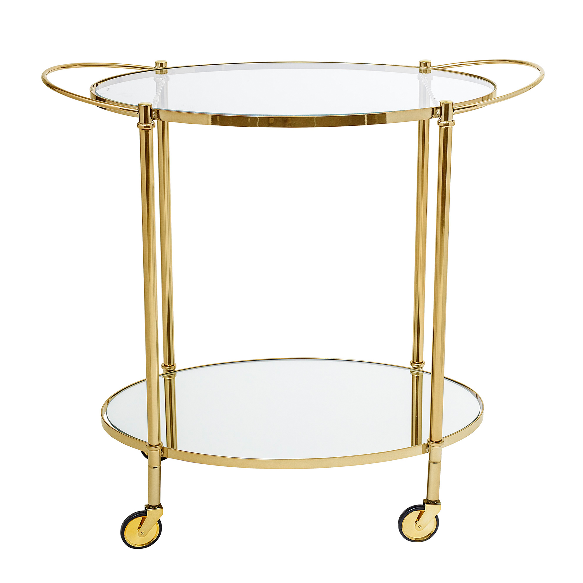 FINE GOLD BAR TROLLEY