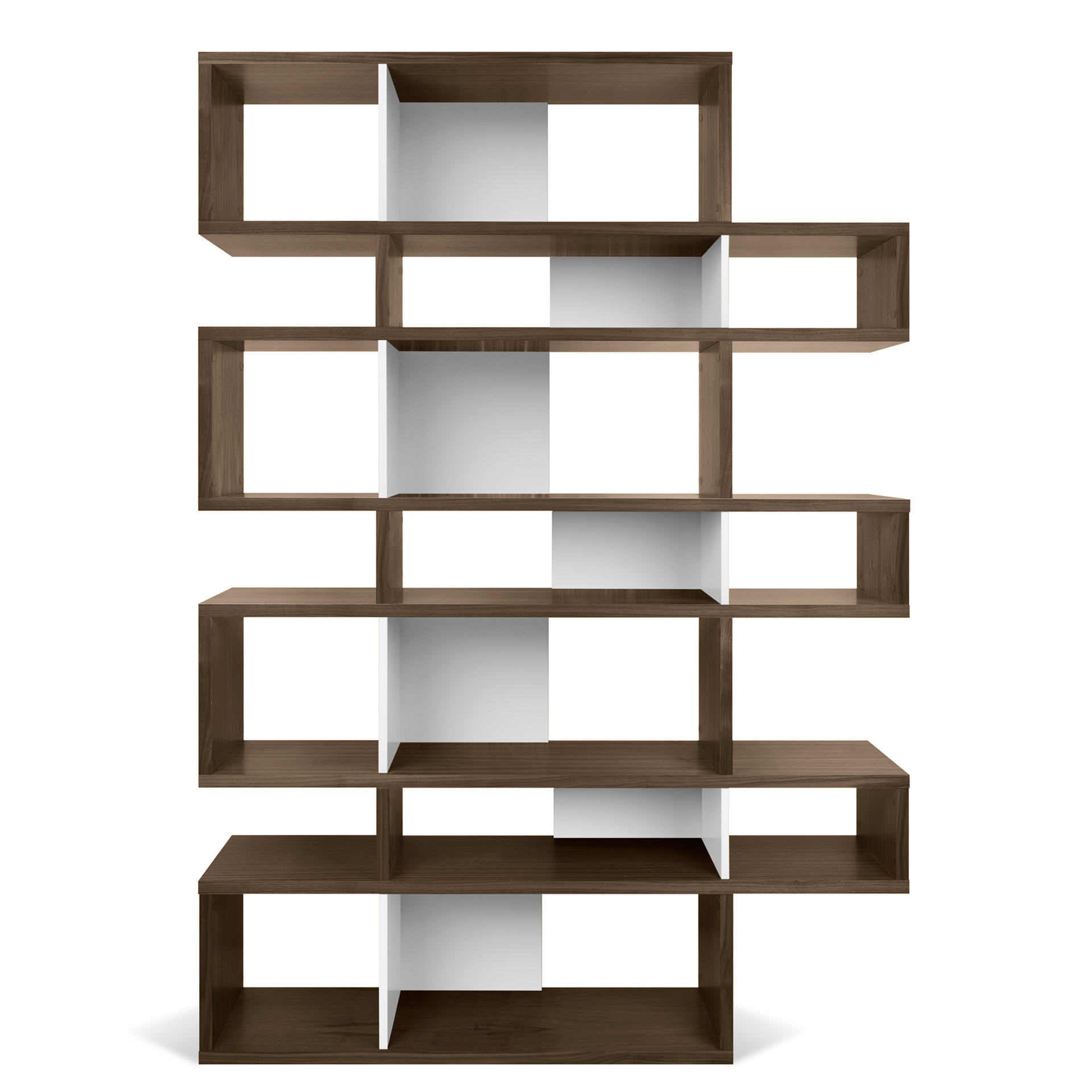 WALNUT WHITE LONDON BOOKCASE II