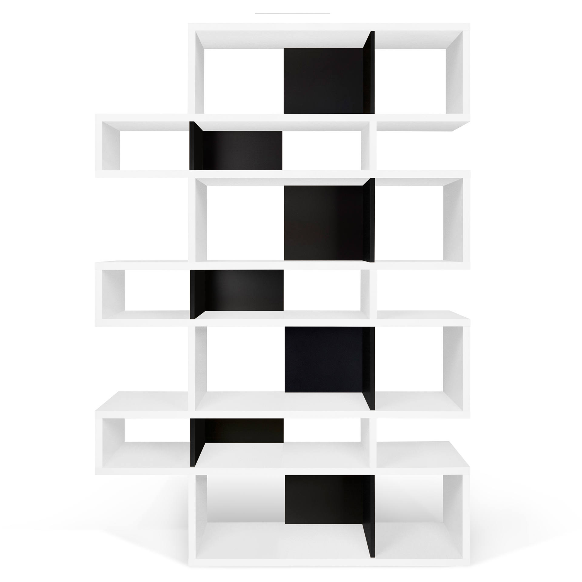 WHITE BLACK LONDON BOOKCASE II