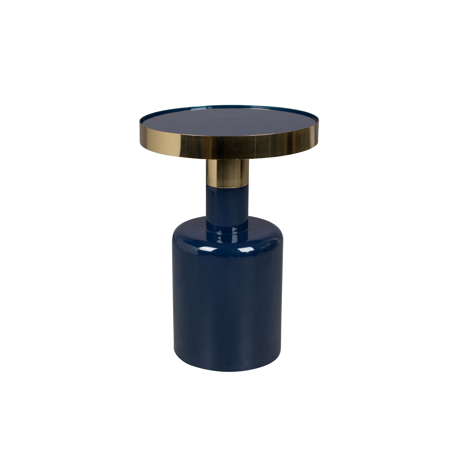 GLAM BLUE SIDE TABLE