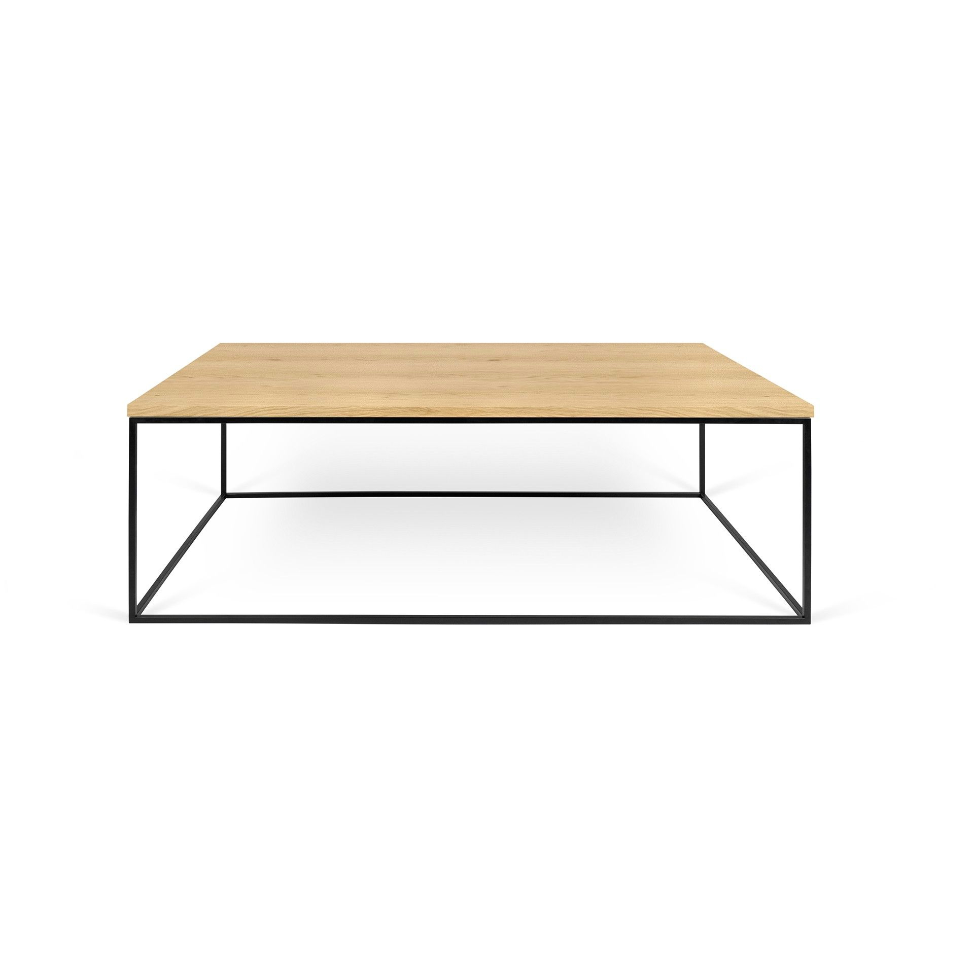 GLEAM OAK BLACK CENTER TABLE