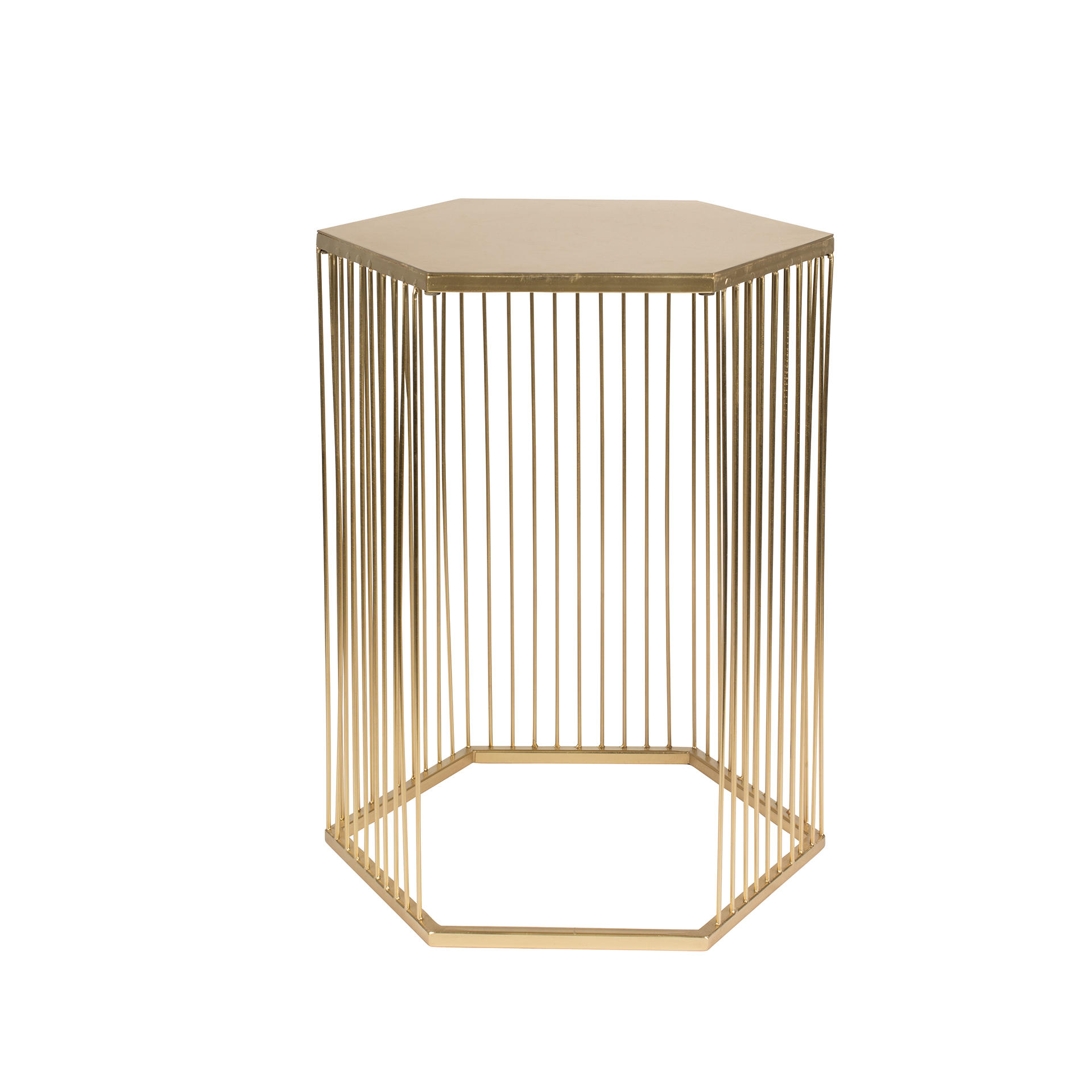 QUEENBEE GOLD SIDE TABLE