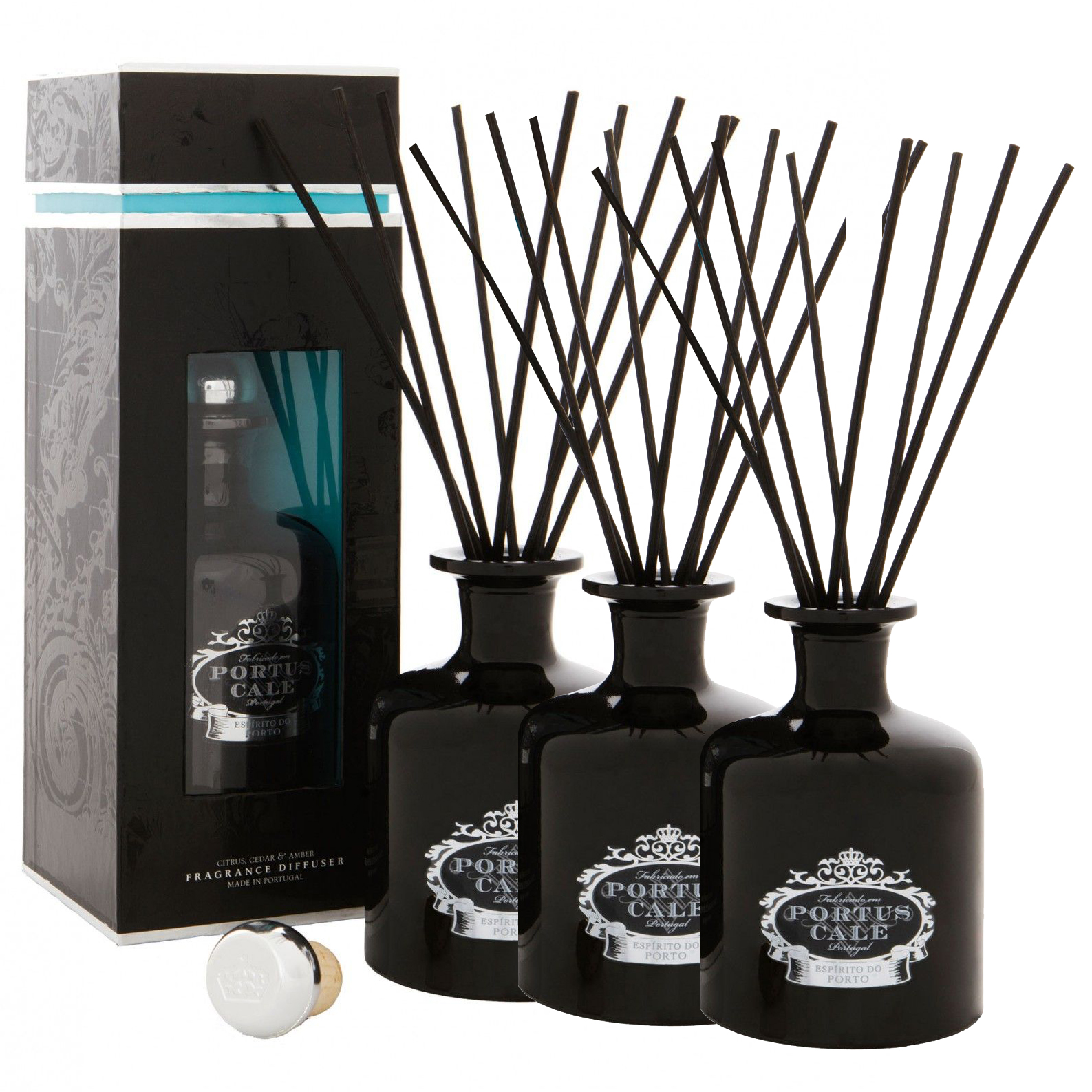 3 DIFUSORES PORTUS CALE BLACK EDITION 250mL